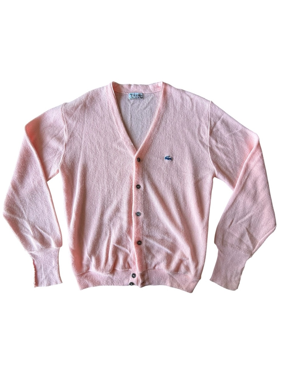 Vintage Izod Lacoste Cardigan Sweater, Women’s XL 70s